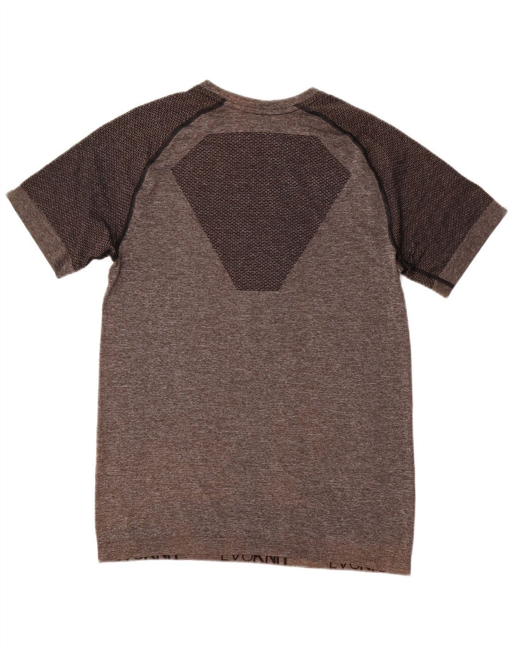 Puma Herren T-Shirt Top Small Grau Colourblock