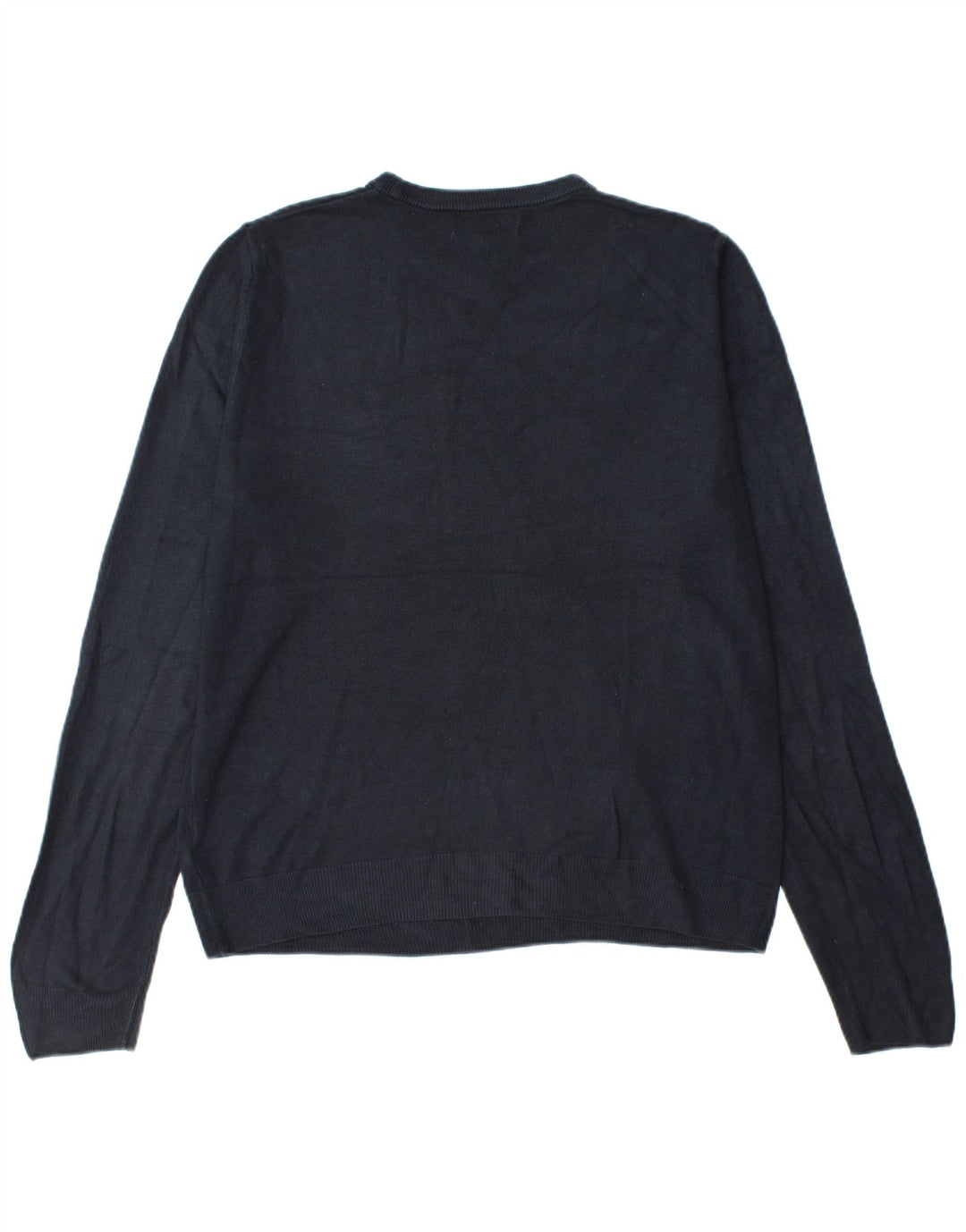 Marks & Spencer Herren-Pullover mit Rundhalsausschnitt, groß, Marineblau, Acryl
