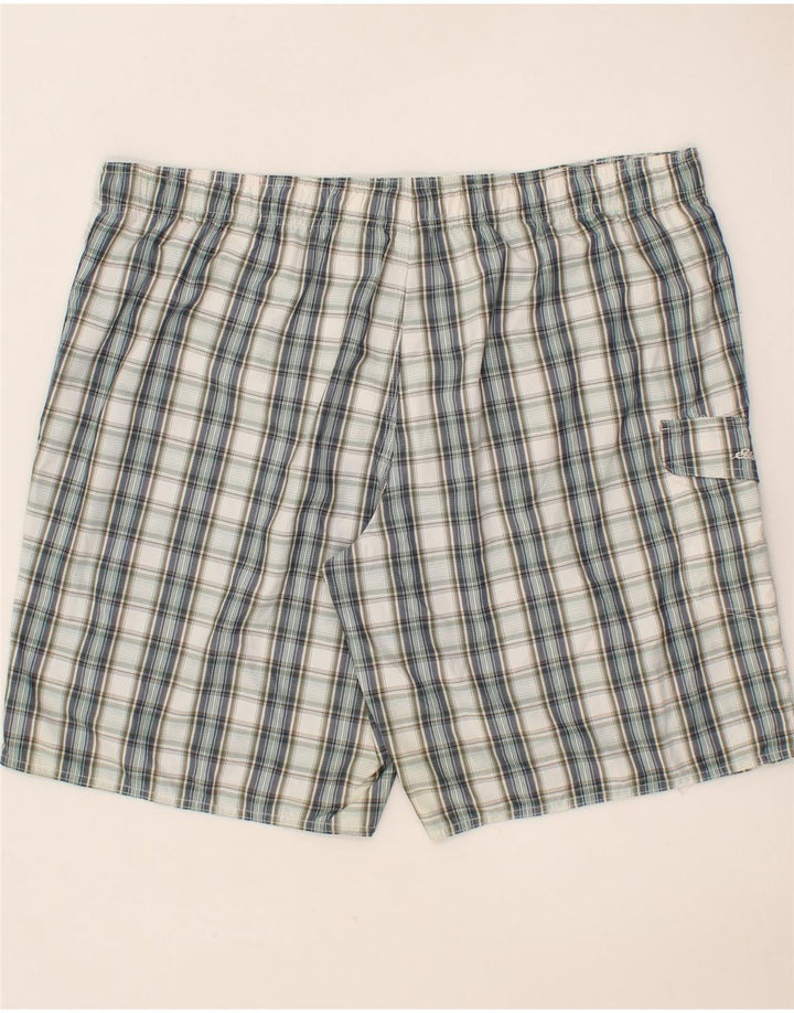 EDDIE BAUER Mens Swimming Shorts 2XL  Grey Check Nylon Vintage Eddie Bauer and Second-Hand Eddie Bauer from Messina Hembry 