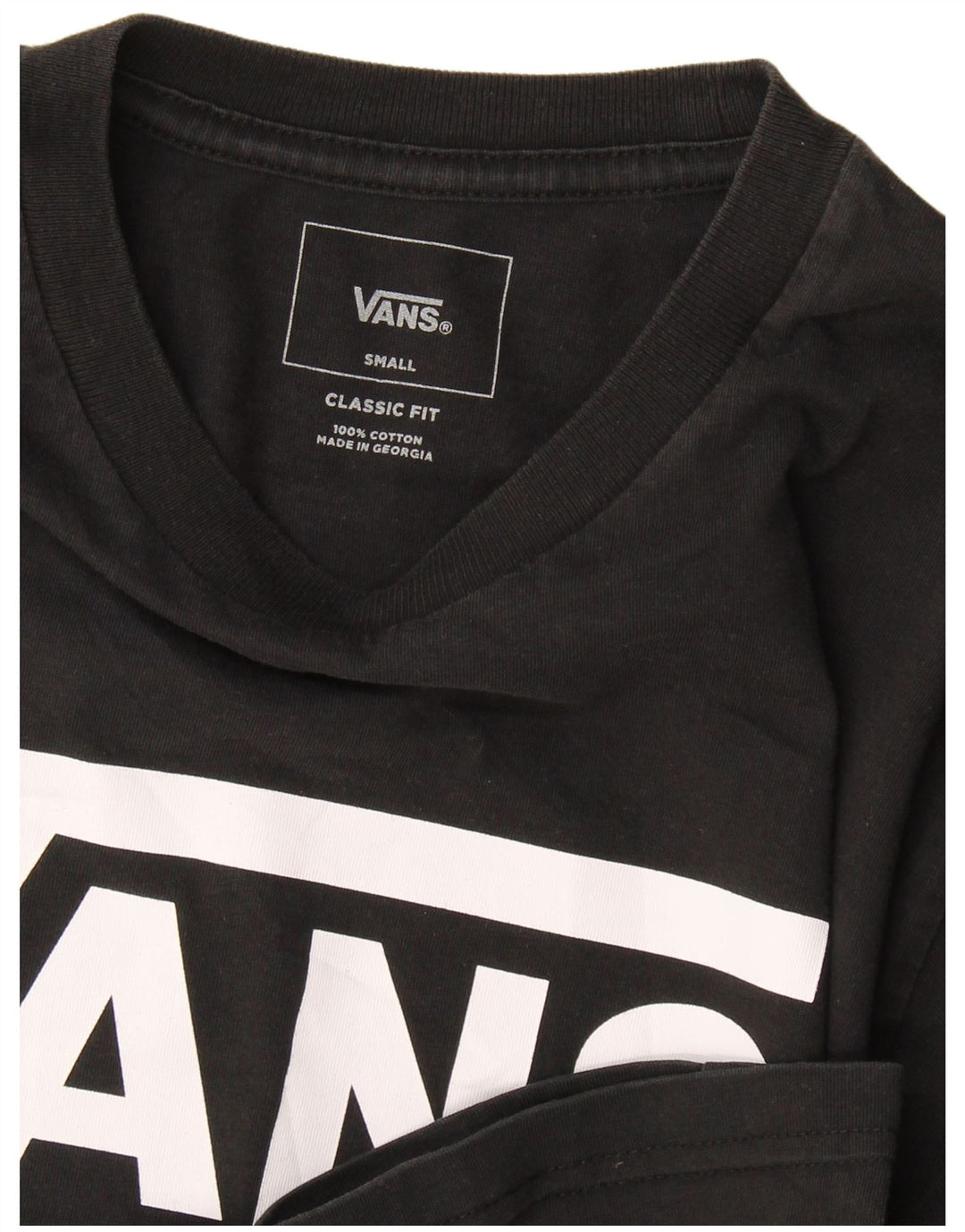 Vans Herren-T-Shirt mit klassischer Passform, Grafik, Größe S, Schwarz