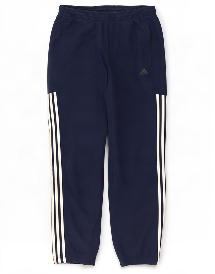 Adidas Herren-Trainingshose, Joggers, mittleres Marineblau, Polyester