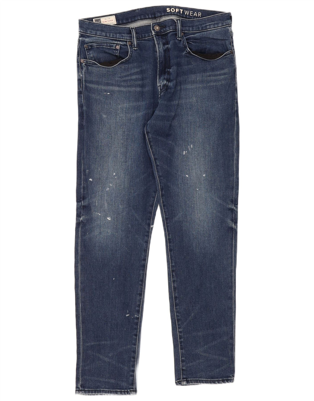 Gap Herren Slim Tapered Jeans W36 L32 Blaue Baumwolle
