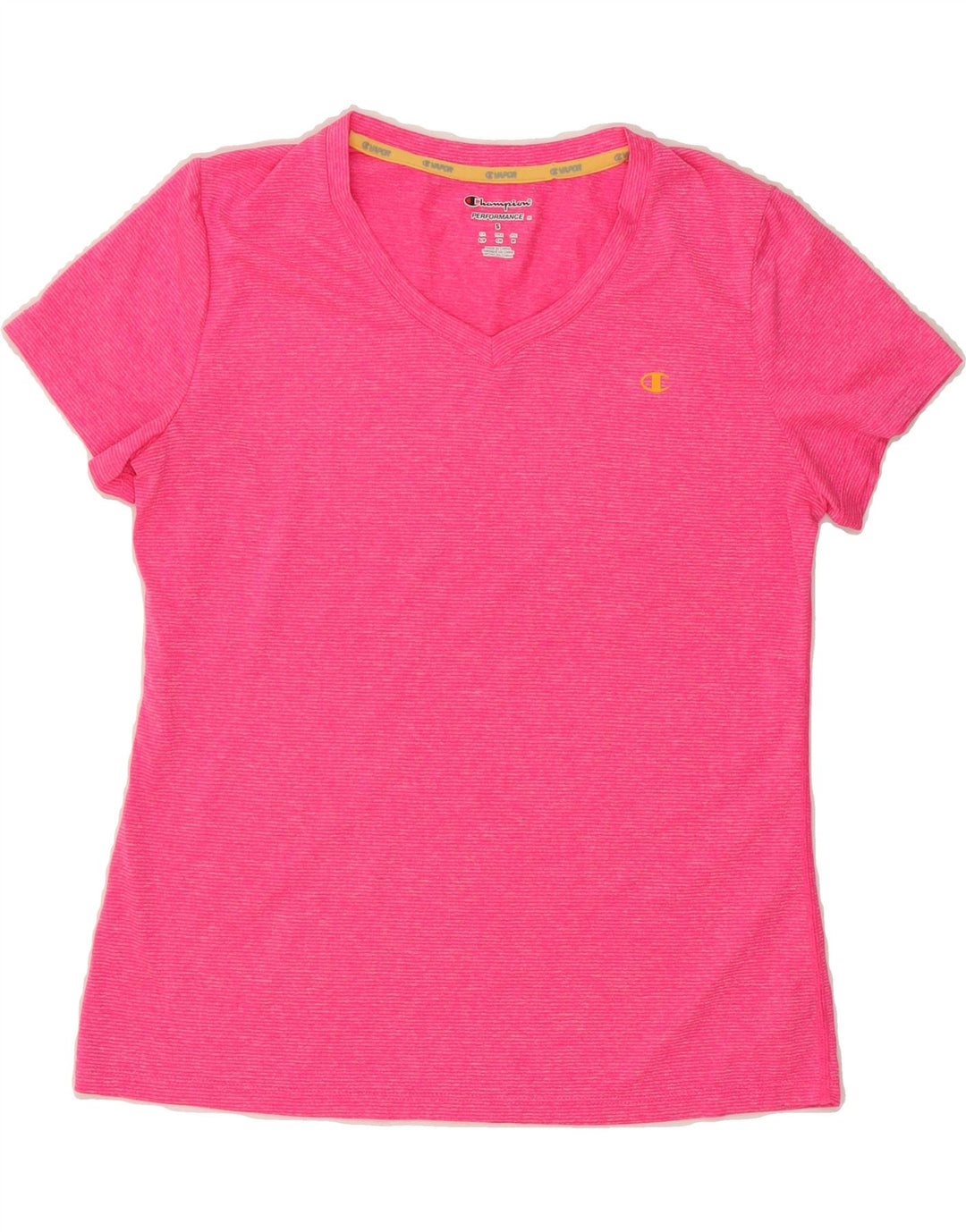 CHAMPION Womens T-Shirt Top UK 10 Small Pink Vintage Champion and Second-Hand Champion from Messina Hembry 