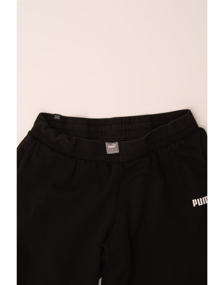 PUMA Mens Tracksuit Trousers Joggers Large  Black Cotton Vintage Puma and Second-Hand Puma from Messina Hembry 