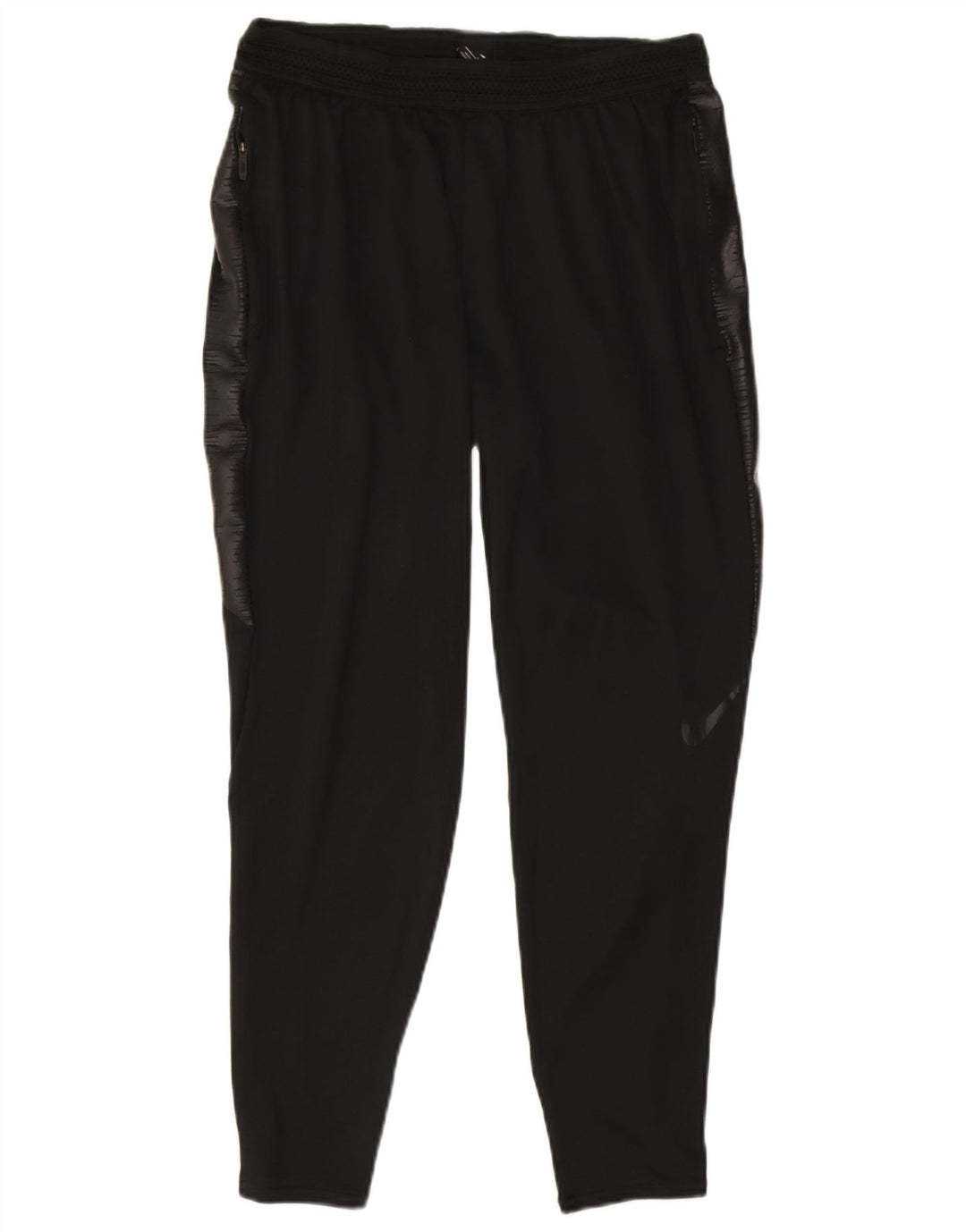 Nike Damen Dri Fit Trainingshose UK 12 Medium Schwarz Polyester