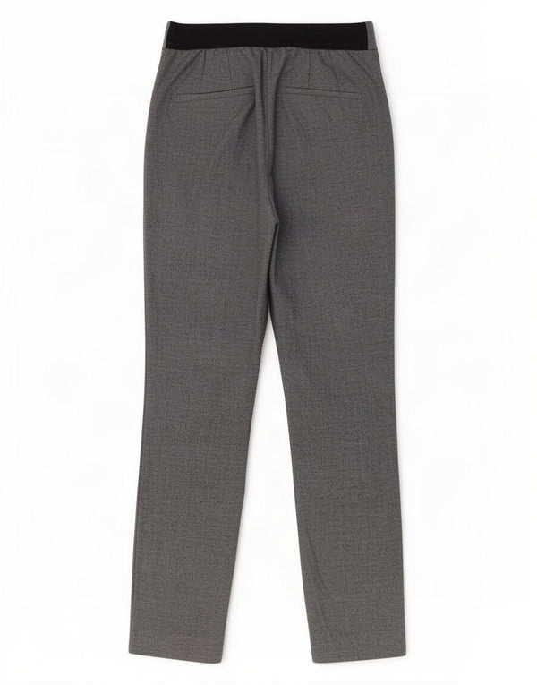 Schmale Chino-Hose für Damen von Zara, Größe S, W26, L27, Grau, Farbblock