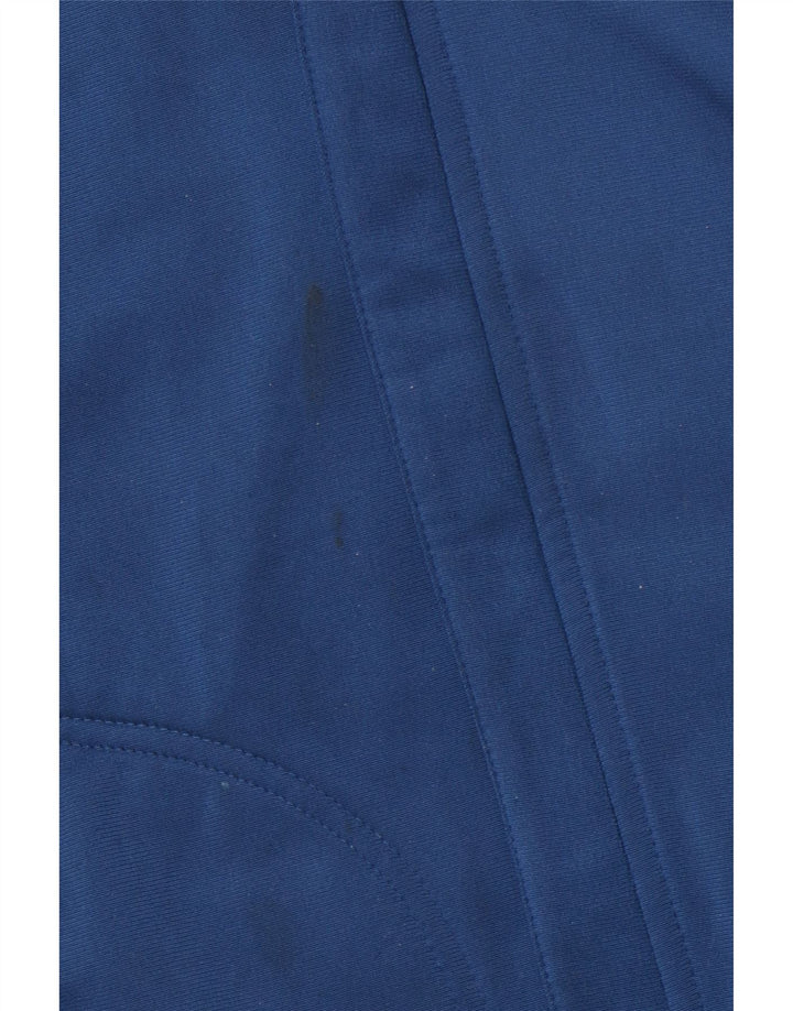 DIADORA Herren-Trainingsanzug-Top-Jacke, UK 40, groß, blaues Farbblock-Polyester