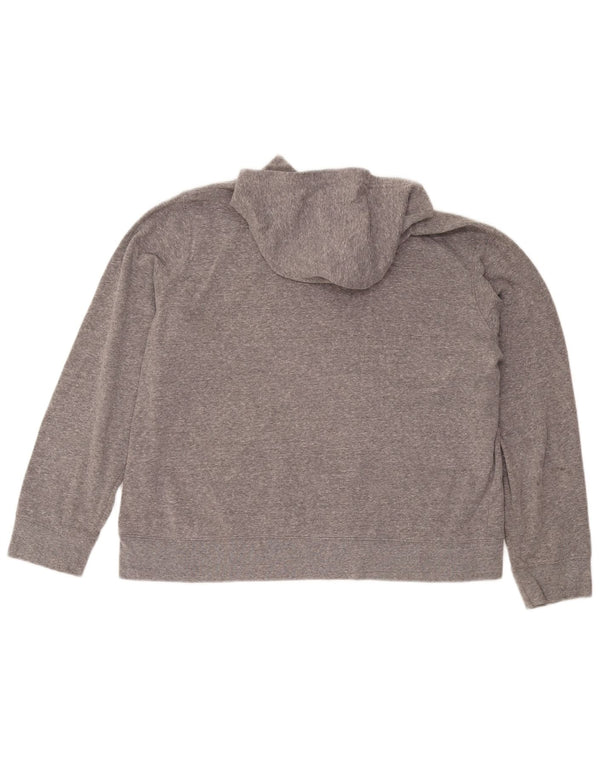Gap Womens Graphic Hoodie Pullover UK 18 XL Grau Polyester