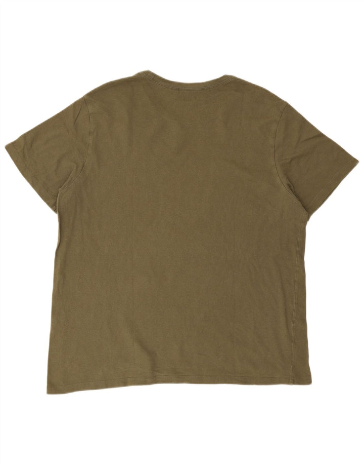 Levi's Herren Standard T-Shirt Top XL Khaki Baumwolle