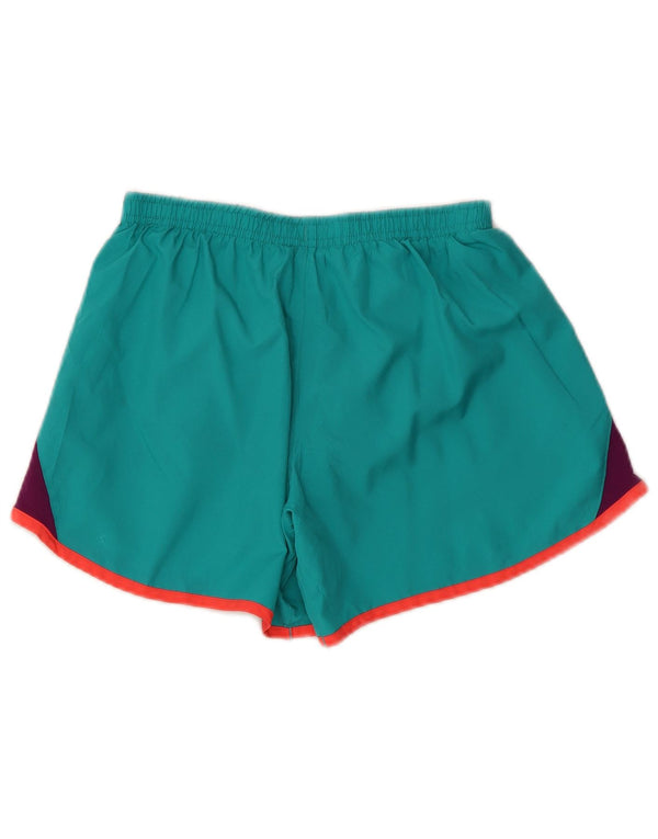 Nike Damen Sportshorts UK 18 XL Grünes Colourblock-Polyester