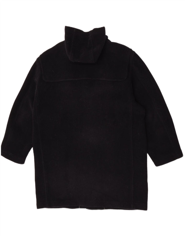 Nuovo Herren-Dufflecoat mit Kapuze IT 50, große schwarze Wolle
