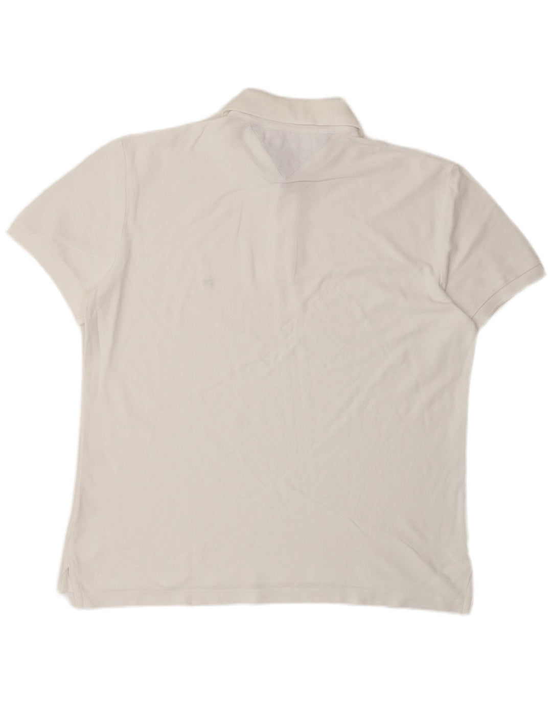 Tommy Hilfiger Herren-Poloshirt mit normaler Passform, XL, Weiß