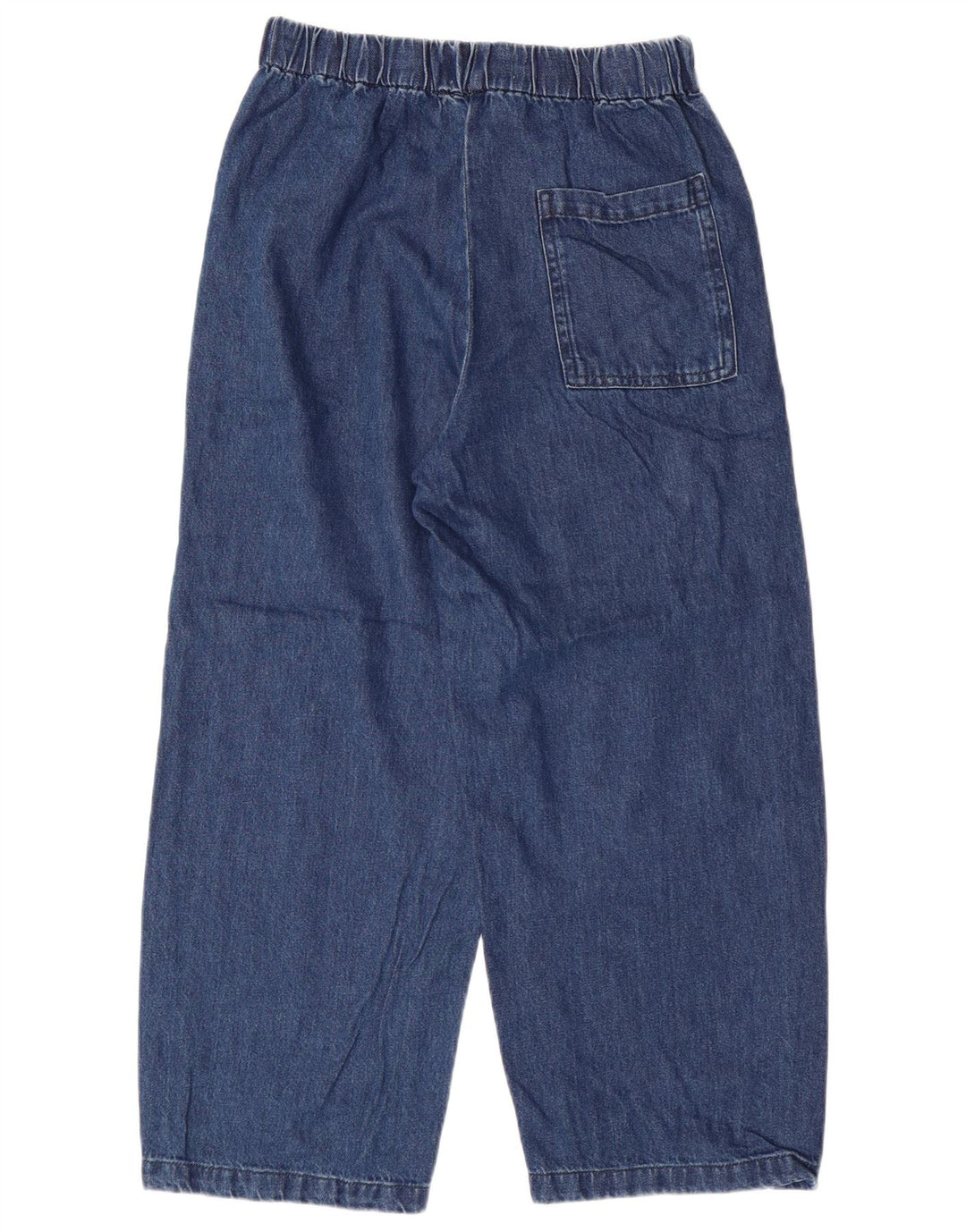 Zara Damen-Jeans mit weitem Bein, XS, W24, L25, blaue Baumwolle