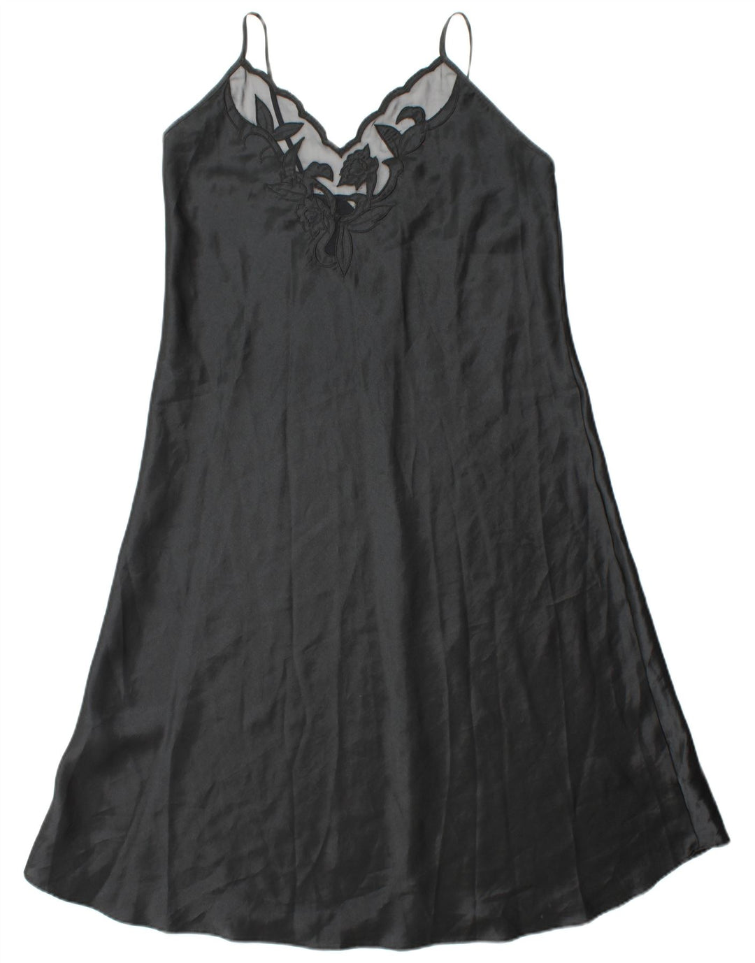 ST. BERNARD Damen Slip Dress UK 16 Large Schwarz Polyester