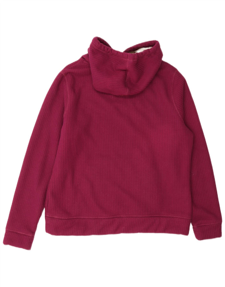 Weird Fish Damen Kapuzenpullover UK 16 Large Burgunderrot Polyester