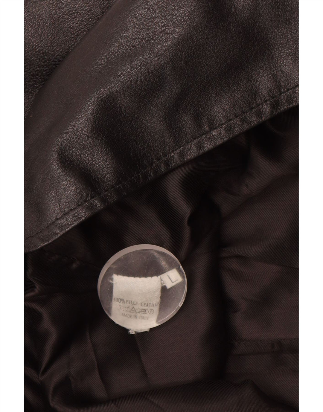 Vintage Damen Longline Lederweste UK 16 Großes schwarzes Leder