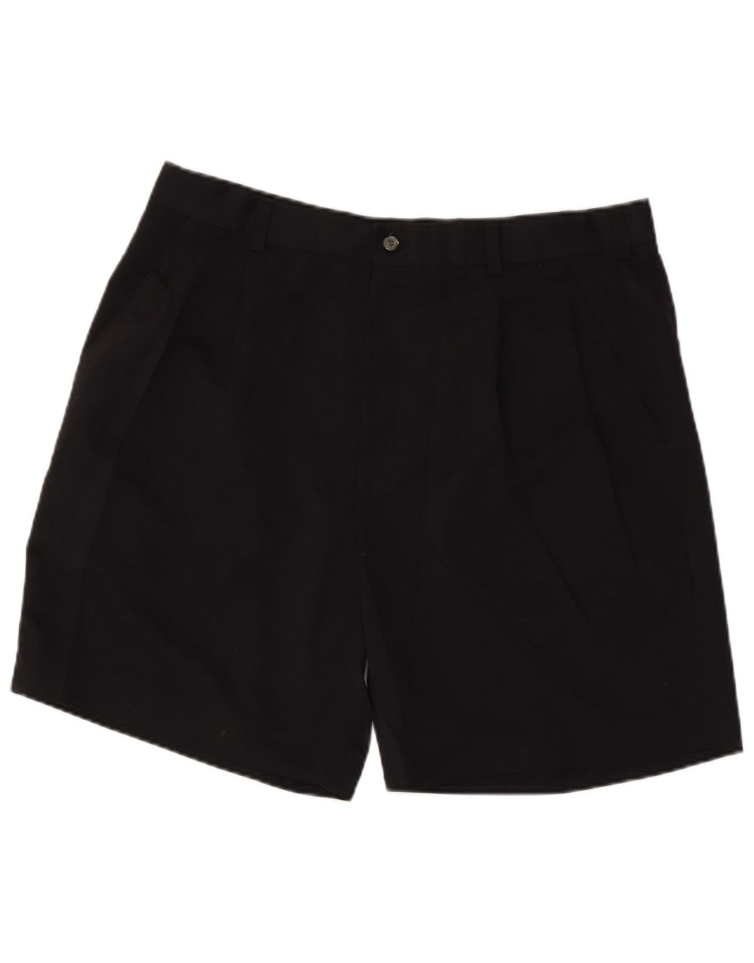 IZOD Herren Pegged Chino Shorts W38 XL Schwarz Polyester