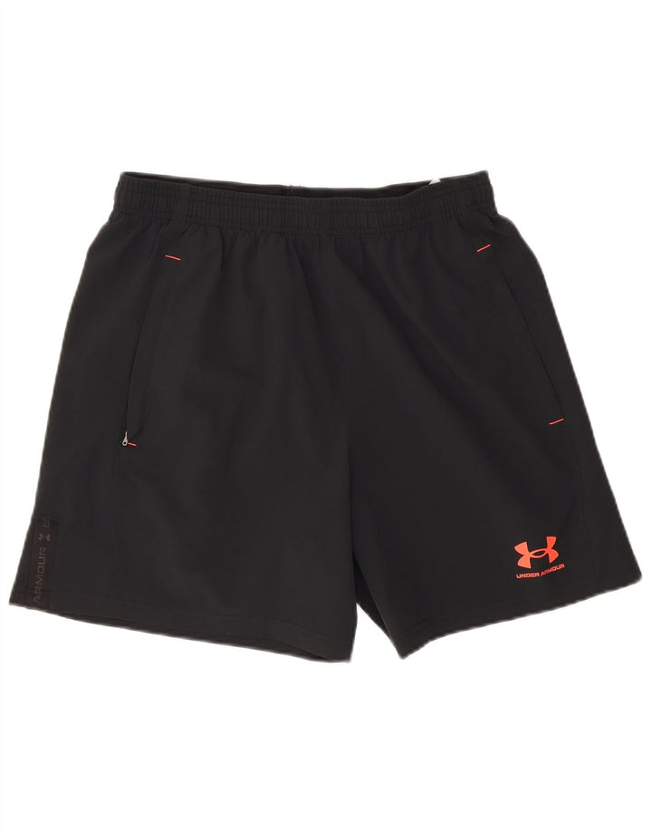 Under Armour Herren Sportshorts Mittelschwarzes Polyester