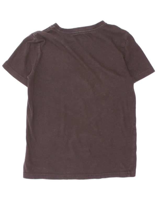 Puma Jungen T-Shirt mit Grafik, 9–10 Jahre, schwarze Baumwolle