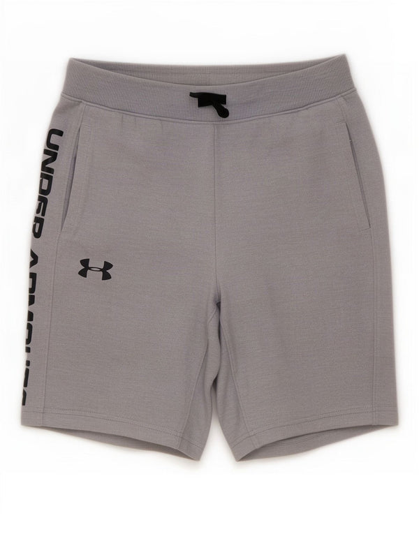 Under Armour Jungen-Sportshorts mit Grafik, 11–12 Jahre, Größe L, Grau