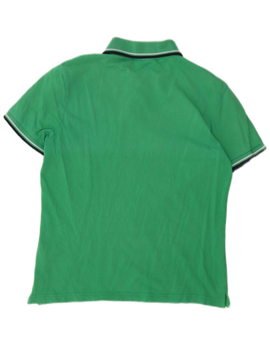 Diadora Herren-Poloshirt aus mittelgrüner Baumwolle