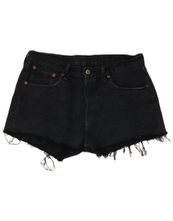 Levi's Damen-Jeansshorts W33 aus mittelblauer Baumwolle in Marineblau
