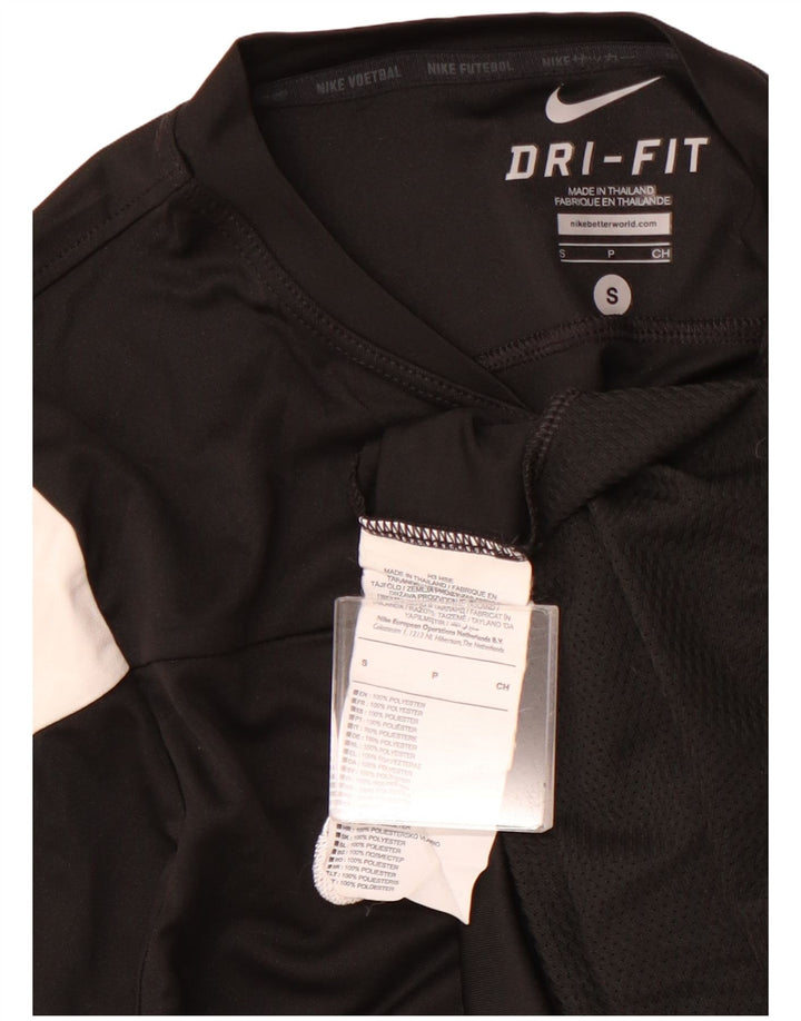 NIKE Herren T-Shirt Top Small Schwarz Colourblock Polyester Sport