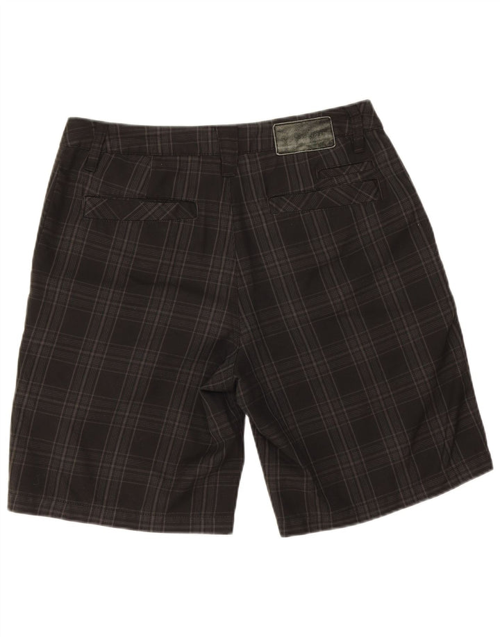 Quiksilver Herren Chinoshorts W32 Medium Black Check