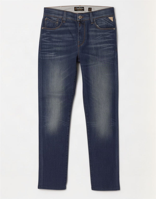 Replay Damen Slim Jeans W26 L28 Blaue Baumwolle