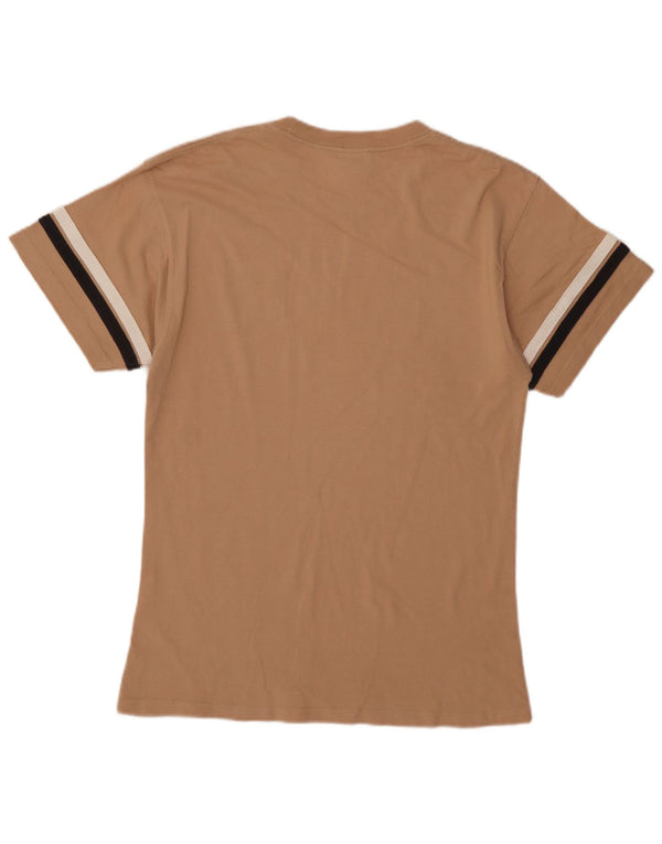 Nike Herren-T-Shirt mit Grafik, Größe S, beige, Baumwolle
