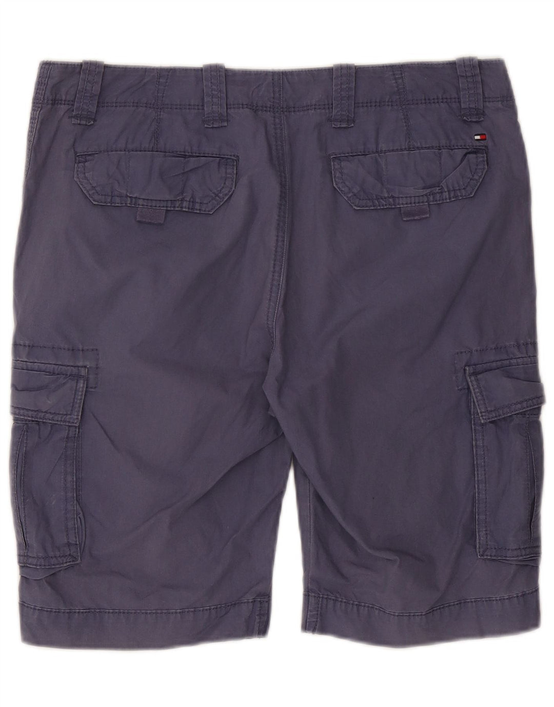 Tommy Hilfiger Herren Cargo-Shorts W33, mittelmarineblaue Baumwolle