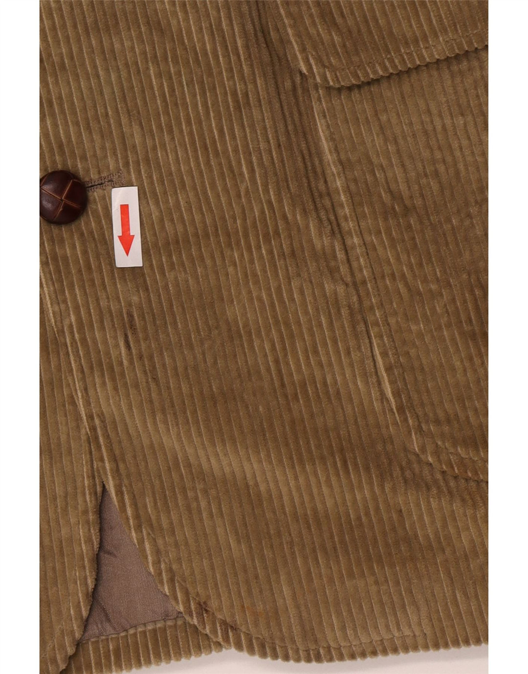 Orvis Herren-Blazer aus Cord mit 2 Knöpfen, UK 42, XL, Beige