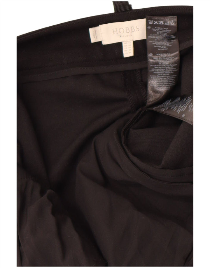 Hobbs Damen-Hose, kurz geschnitten, UK 44, Größe L, W34, L25, schwarze Viskose