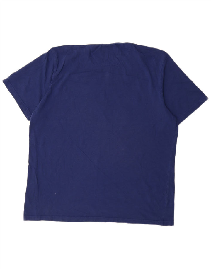 Barbour Herren Grafik T-Shirt Top XL Marineblau Baumwolle