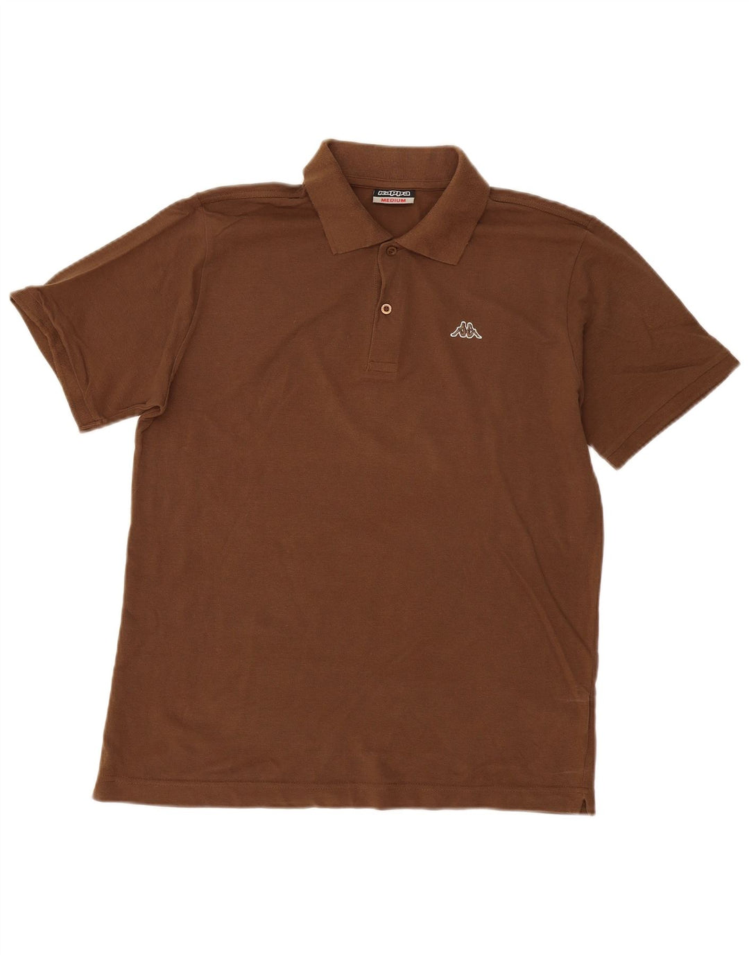 Kappa Herren-Poloshirt aus mittelbrauner Baumwolle