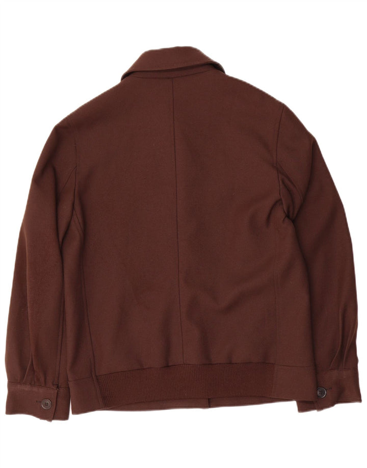 Stefanel Damen Bomberjacke IT 44 Mittelbraunes Polyester