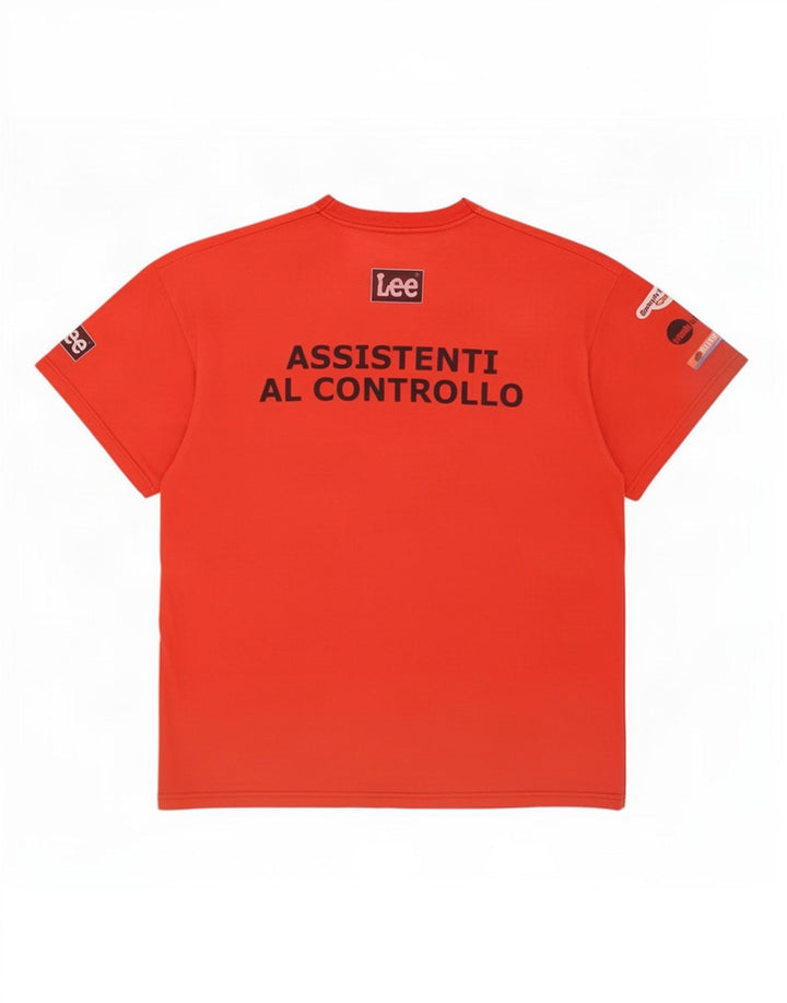 Lee Herren T-Shirt mit Grafik, Größe L, Rot