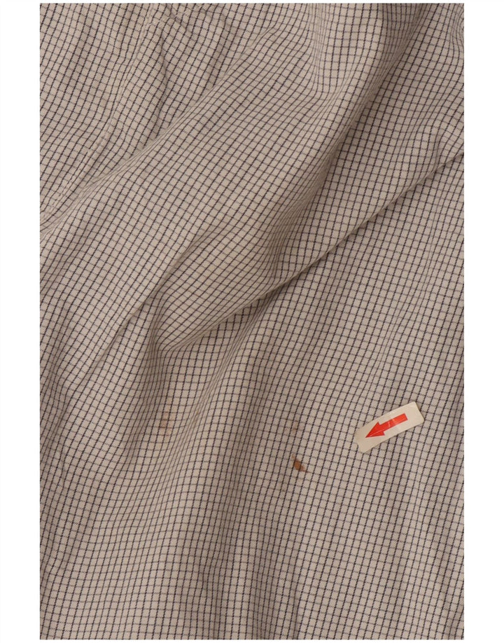 Champion Herren-Chinoshorts mit normaler Passform, 2XL W42, weiß kariert