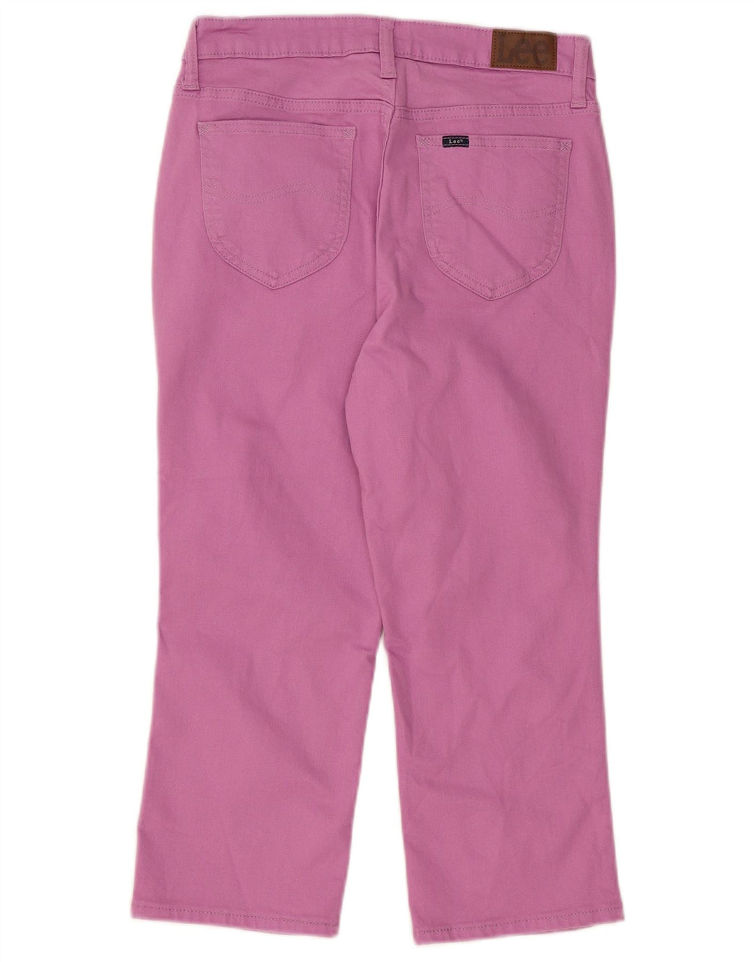 Lee Damen Capri-Jeans US 6 Medium W30 L22 Lila Baumwolle