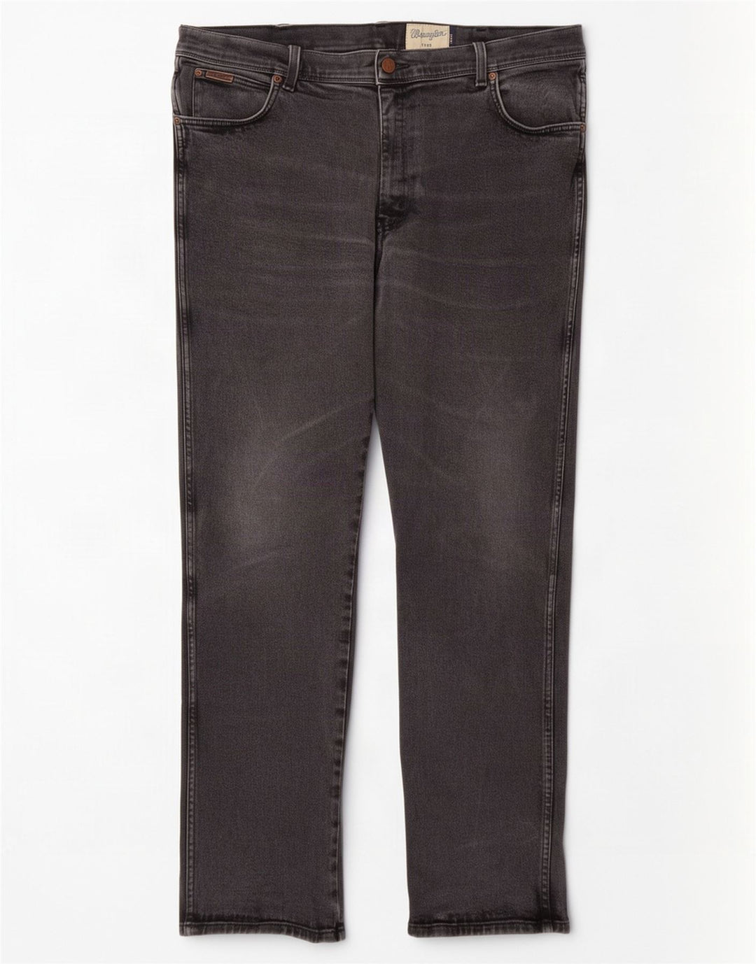 Wrangler Herren Texas Straight Jeans W40 L34 Graue Baumwolle