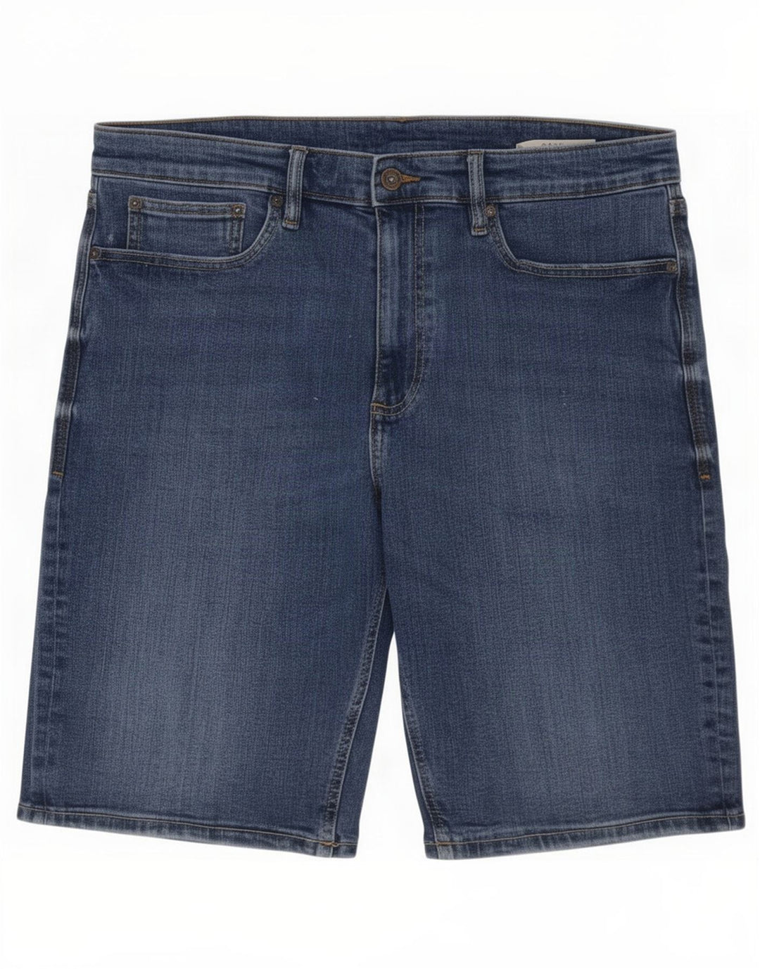Marks & Spencer Herren-Jeansshorts, Größe L, W34, Blau, Baumwolle