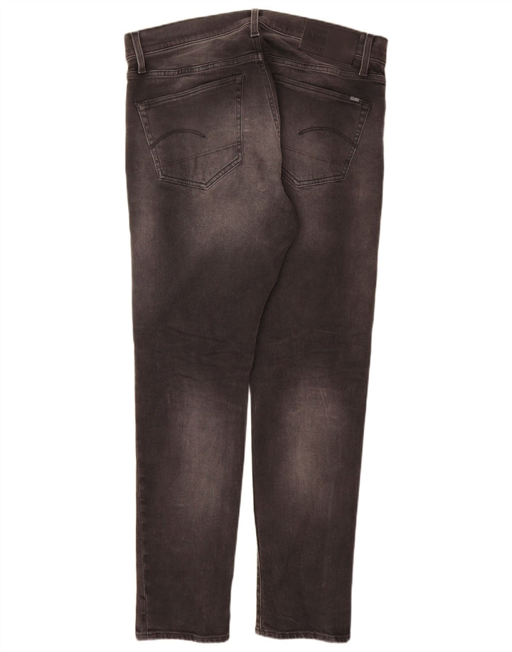 G-Star Herren Slim Jeans W34 L32 Graue Baumwolle