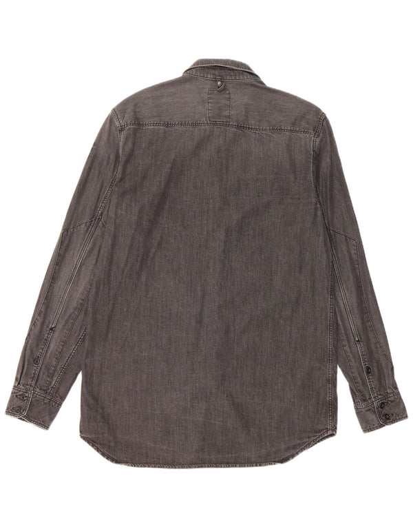 G-Star Herren-Jeanshemd, große graue Baumwolle