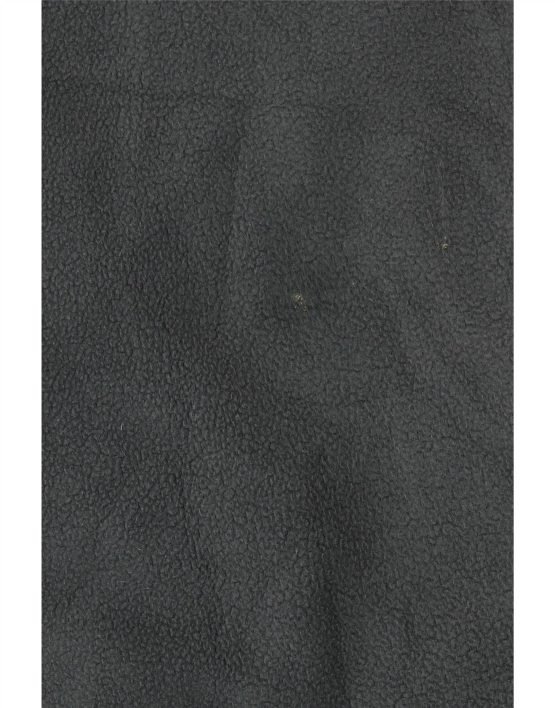 VINTAGE Herren-Fleecepullover mit Knopfkragen, XL, graues Farbblock-Polyester