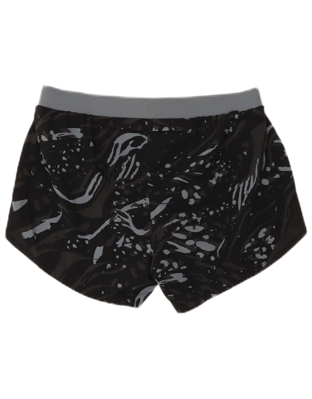 Under Armour Damen Sportshorts UK 14 Mittelschwarz geflecktes Polyester