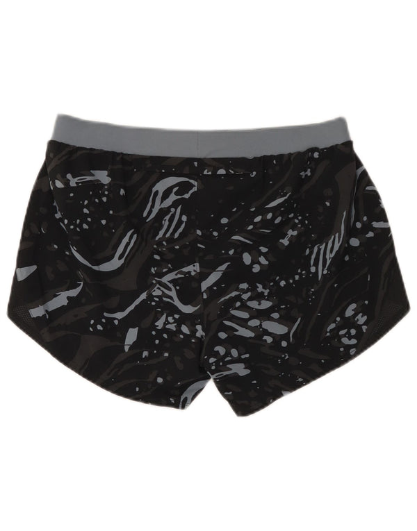 Under Armour Damen Sportshorts UK 14 Mittelschwarz geflecktes Polyester