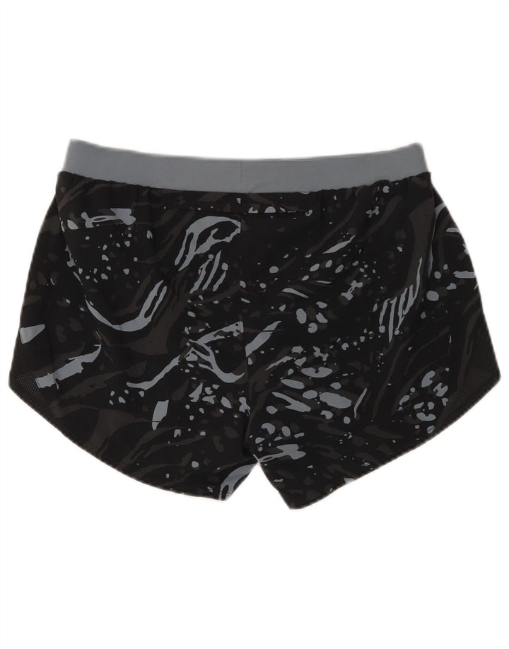 Under Armour Damen Sportshorts UK 14 Mittelschwarz geflecktes Polyester