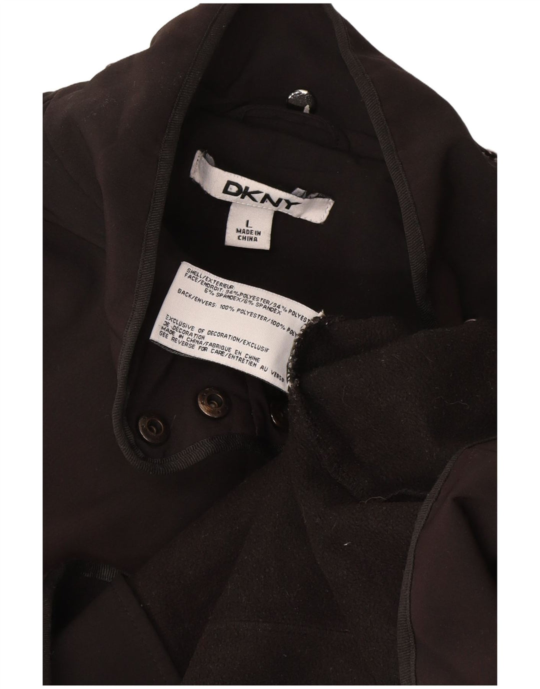 Dkny Womens Utility Jacke UK 16 Large Grau Polyester