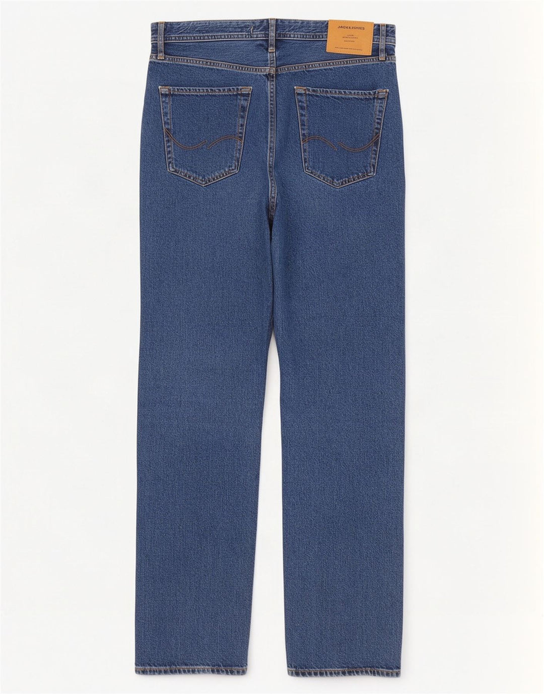Jack & Jones Herren Straight Jeans W32 L32 Blaue Baumwolle
