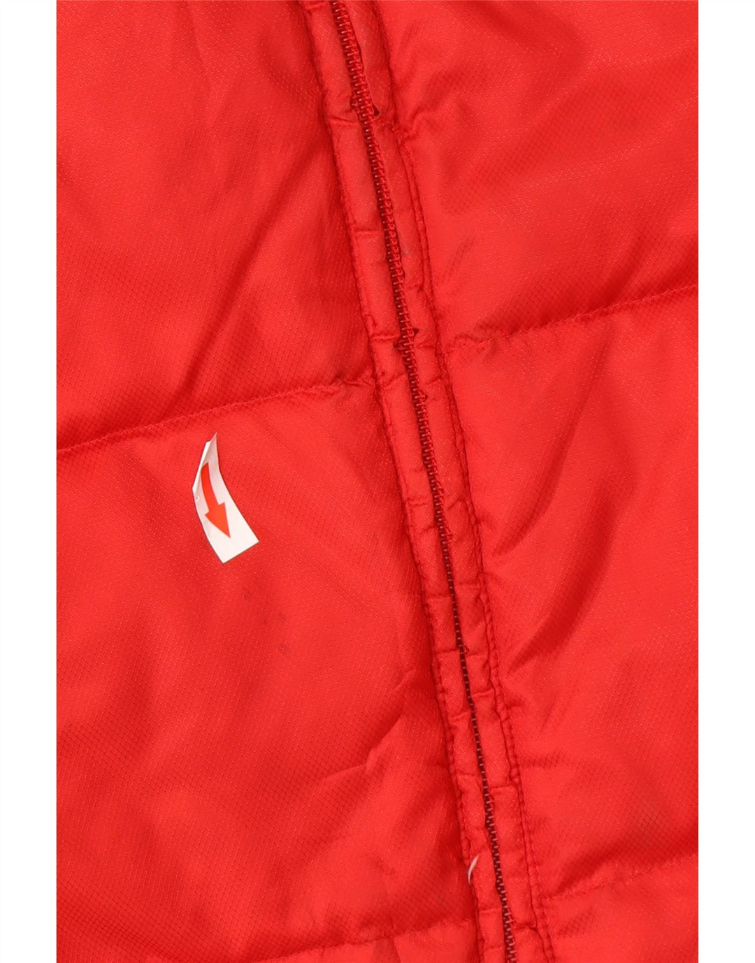 Adidas Herren Wattierte Jacke UK 38 Mittelrotes Colourblock-Polyester
